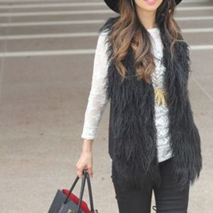 Cabi Faux Fur Vest